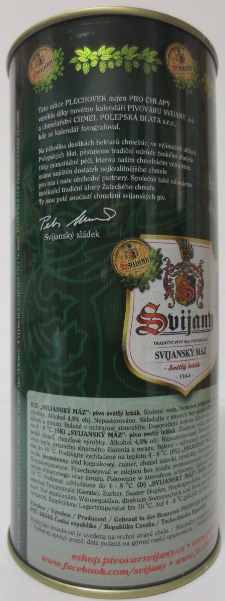 Svijany SVIJANSKÝ MÁZ dívky z kalendáře č.07/2018 (200cl)