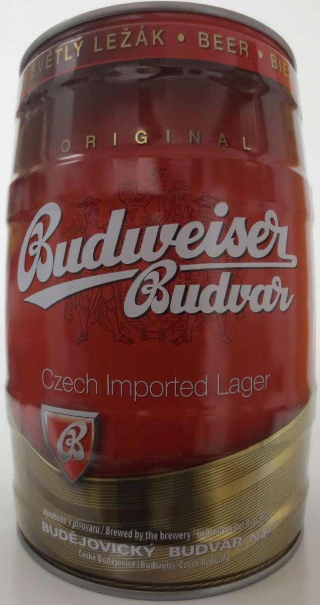 Budweiser Budvar Czech Imported Lager (5L) č.5 - EXPORT RUSKO