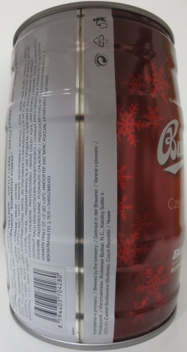 Budweiser Budvar Czech Premium Lager č.4