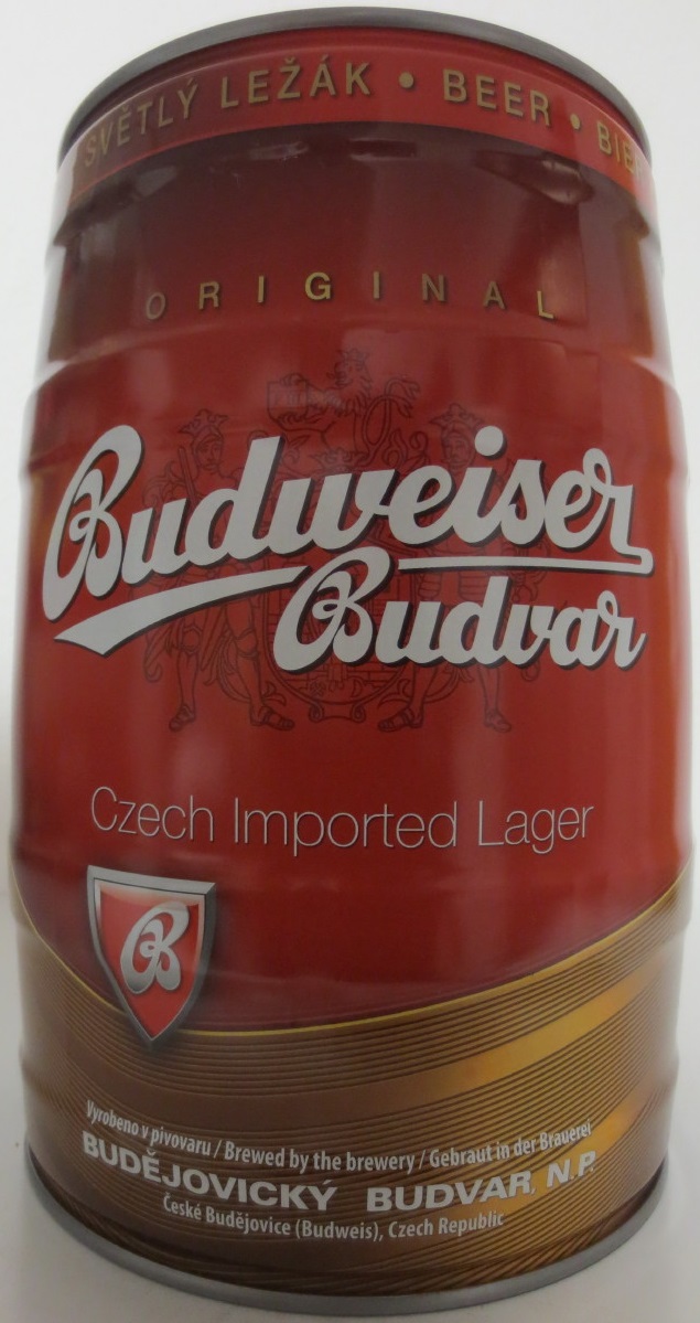Budweiser Budvar Czech Imported Lager (5L) č.3