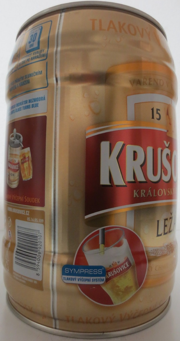 KRUŠOVICE KRÁLOVSKÝ PIVOVAR LEŽÁK