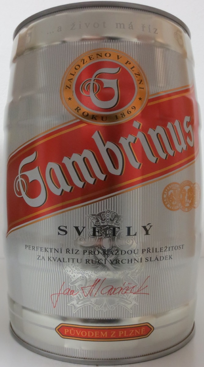Gambrinus SVĚTLÝ Jan Hlaváček č.1