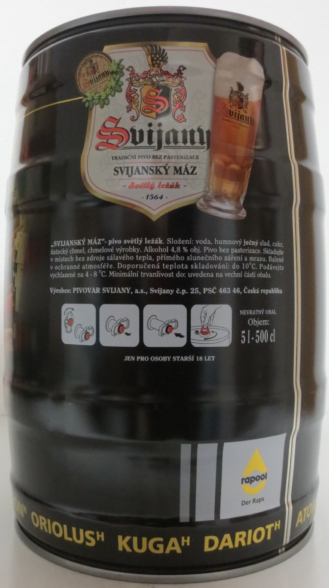Svijany SVIJANSKÝ MÁZ rapol Der Raps KRÁSA VYSOKÝCH VÝNOSŮ.