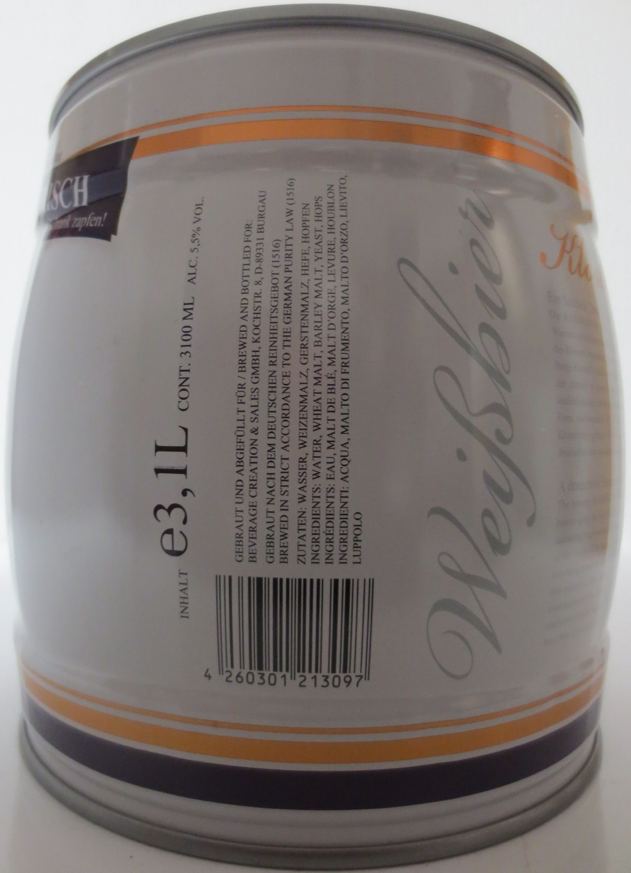 KARMELITER Weißbier Bayrisches Weißbier (3,1L) Nr.1