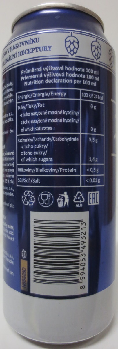 Bakalář Dobré pivo. NEALKO ZA STUDENA CHMELENÝ (50cl) (B/O) č.1