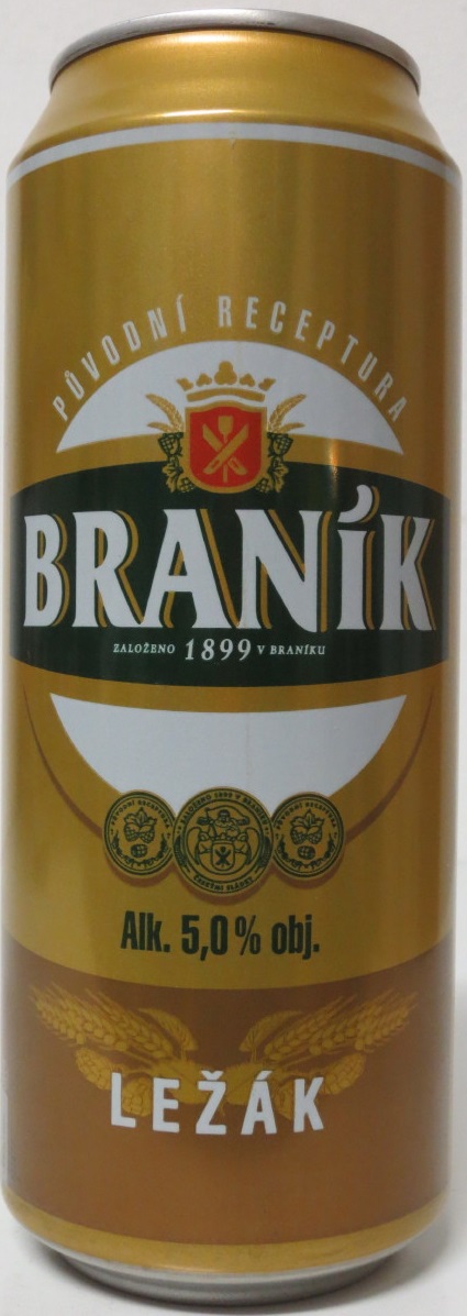 BRANÍK Alk. 5,0% obj. LEŽÁK (50cl) (B/O)