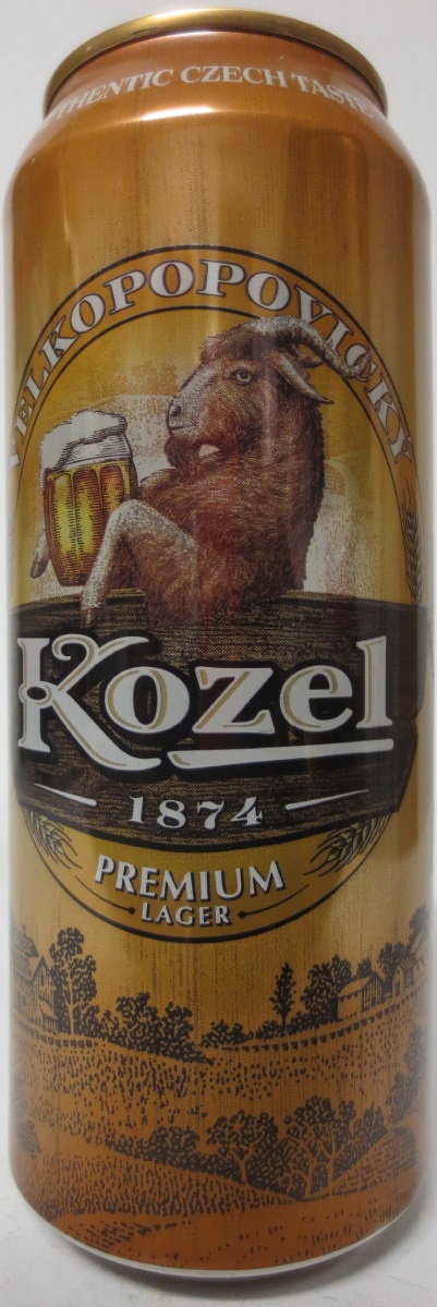 VELKOPOPOVICKÝ Kozel 1874 PREMIUM LAGER č.3 (50cl) (T/O)