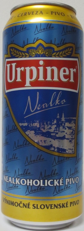 Urpiner Nealko ALCOHOL FREE BEER EXEPTIONAL SLOVAK BEER (50cl) Nr.1