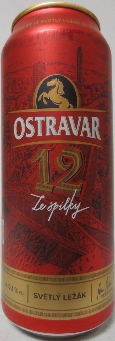 OSTRAVAR 12  Ze spilky (50cl) (B/O)
