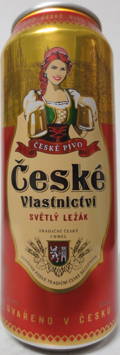České Vlastnictví SVĚTLÝ LEŽÁK (50cl) (B/O)