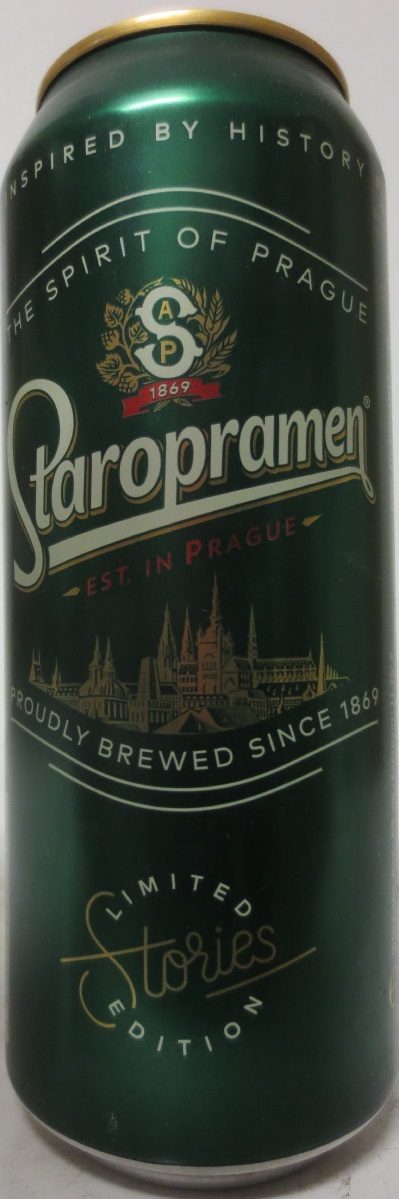 Staropramen EST IN PRAGUE LIMITED Stories EDITION (50cl) (B/O) č.1/6