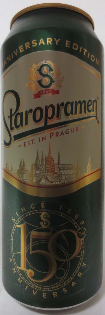 Staropramen EST. IN PRAGUE ANNIVERSARY EDITION 150 Make (50cl) (B/O) č.1/4