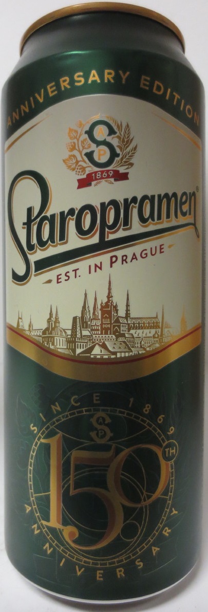 Staropramen EST. IN PRAGUE ANNIVERSARY EDITION 150 every (50cl) (B/O) č.2/4