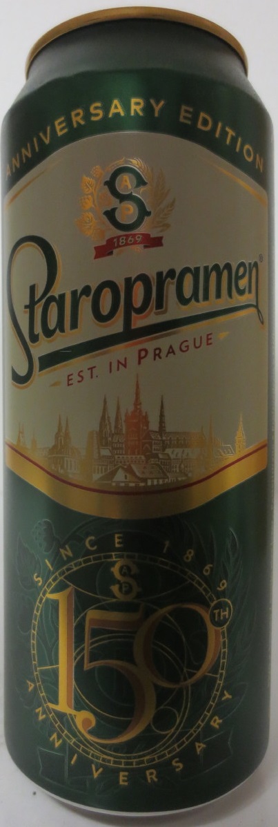 Staropramen EST. IN PRAGUE ANNIVERSARY EDITION 150 moment (50cl) (B/O) č.3/4