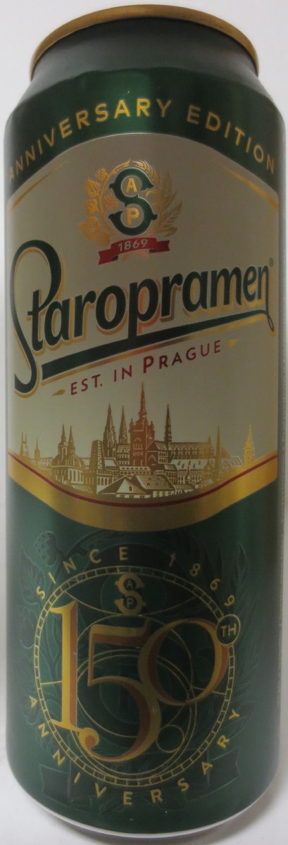 Staropramen EST. IN PRAGUE ANNIVERSARY EDITION 150 count (50cl) (B/O) č.4/4