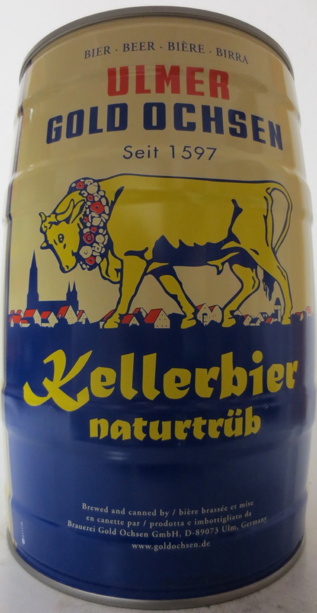 ULMER GOLD OCHSEN Kellerbier naturtrüb (5L) Nr.1