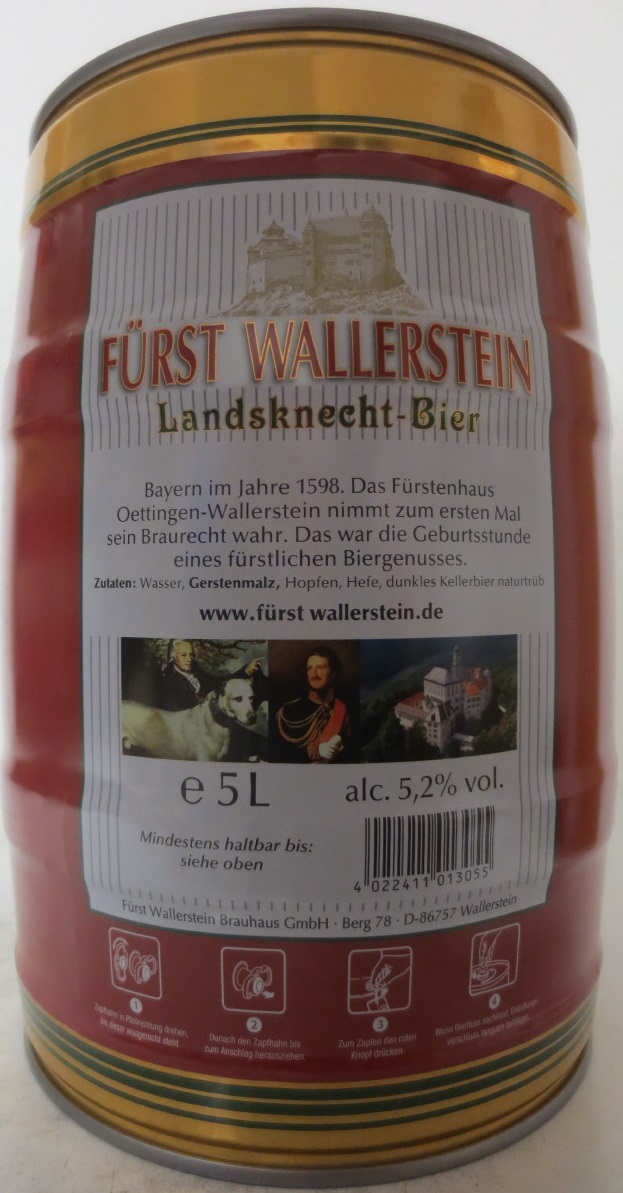 FÜRST WALLERSTEIN DUNKLES KELLERBIER (5L) Nr.1 