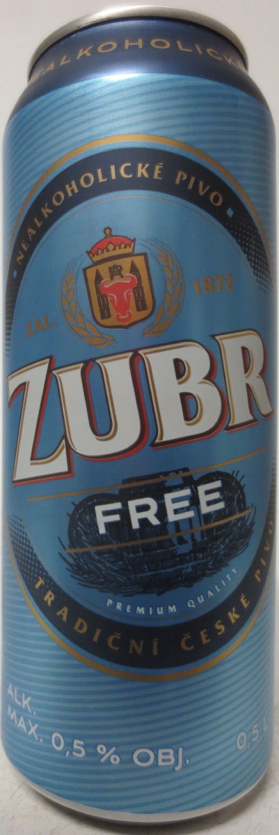ZUBR FREE PREMIUM QUALITY (50cl) (B/O) č.2