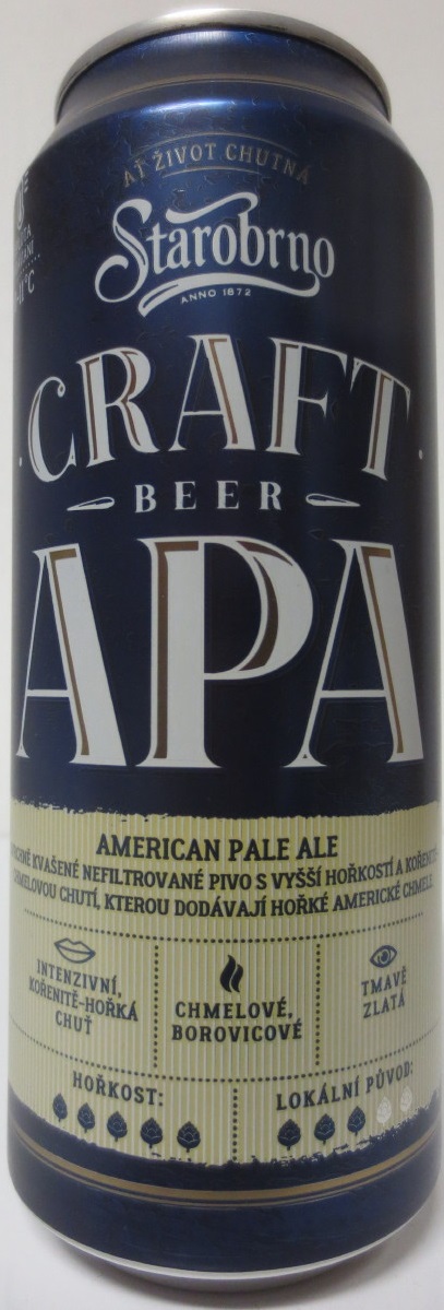 Starobrno CRAFT BEER APA (50cl) (B/O)
