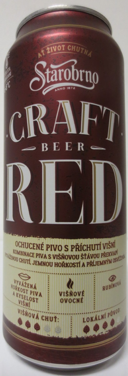 Starobrno CRAFT BEER RED (50cl) (B/O)