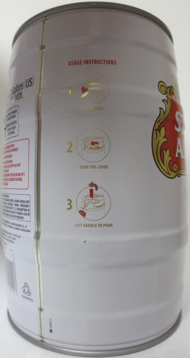 STELLA ARTOIS Belgium IMPORTED LAGER BEER (5L) Nr.1