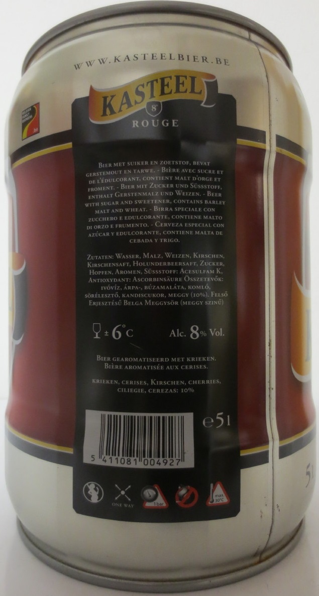 KASTEEL 8° ROUGE (5L) Nr.1