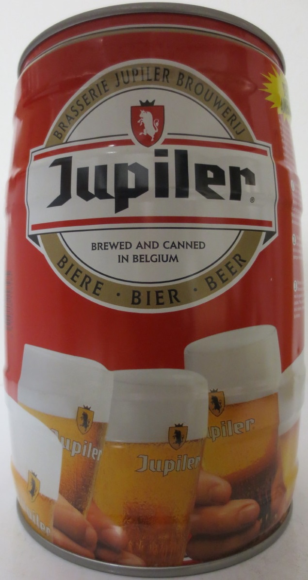 Jupiler BREWED AND CANNED IN BELGIUM (5L) Nr.4