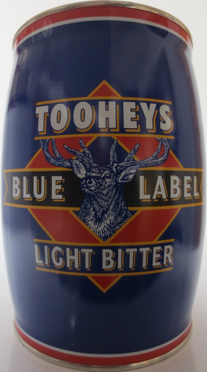 TOOHEYS BLUE LAGER LIGHT BITTER (BANK VALUT)