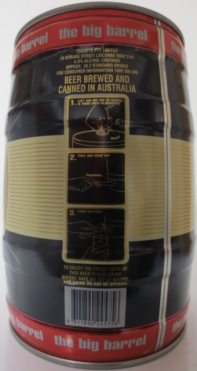 TOOHEYS NEW DRAUGHT BEER (5L) Nr.2 