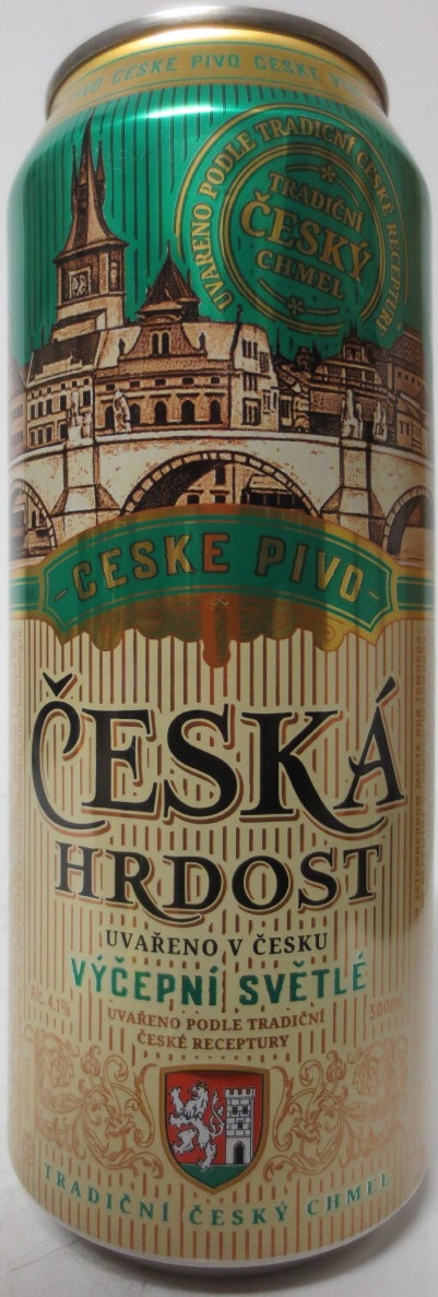ČESKÁ HRDOST SVĚTLÉ VÝČEPNÍ (50cl) (B/O)
