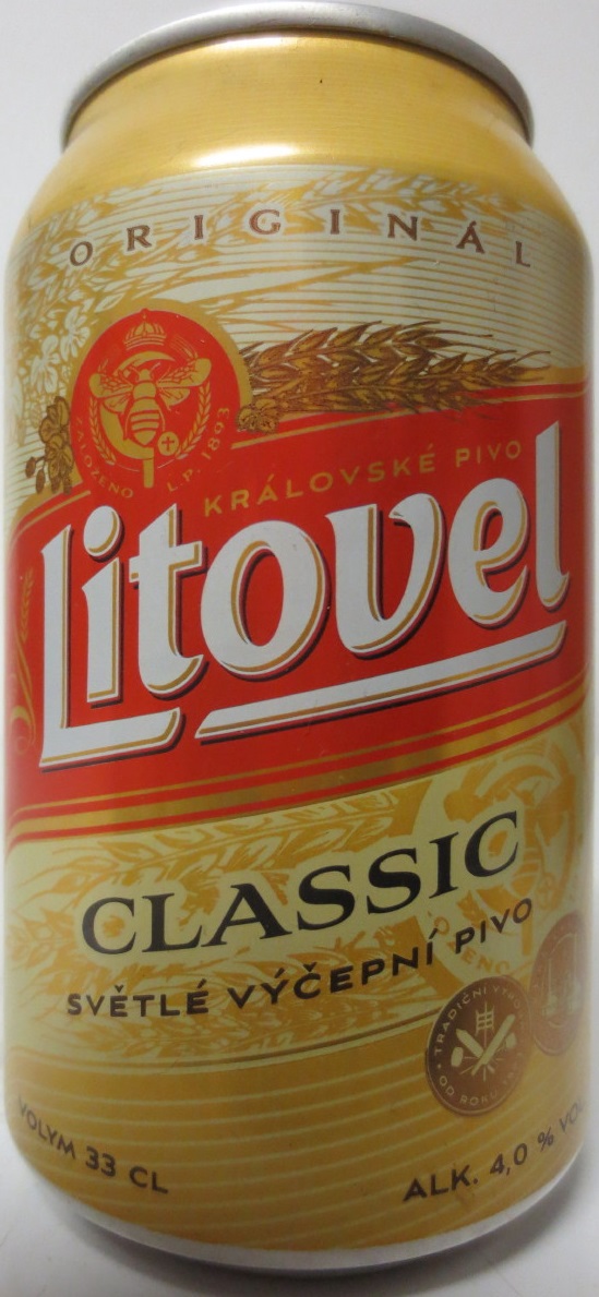 Litovel CLASSIC SVĚTLÉ VÝČEPNÍ PIVO (33cl) (T-O)