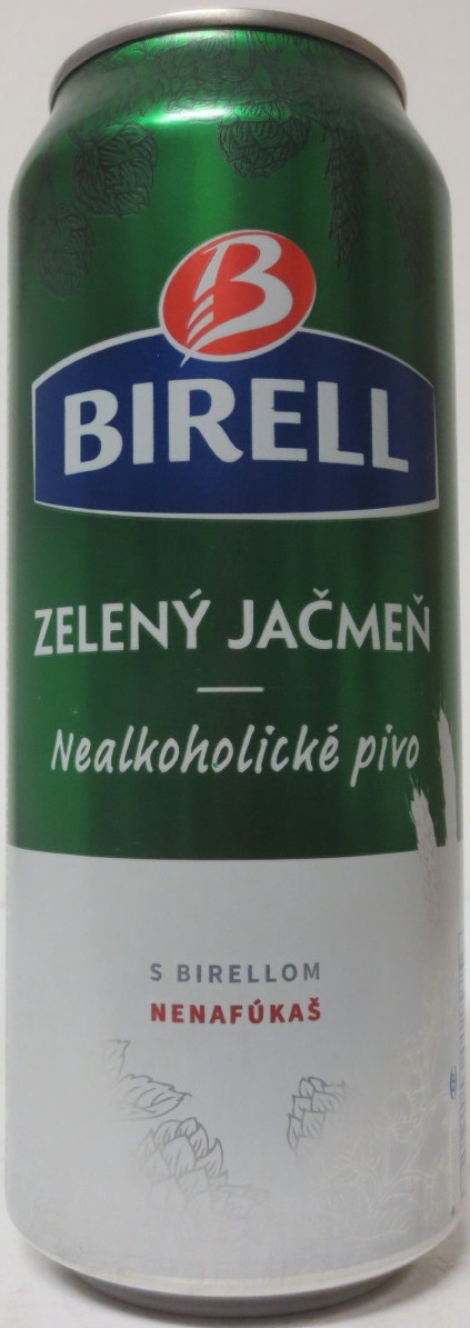 BIRELL ZELENÝ JEČMEN Nealkoholické pivo (50cl) (B/O) č.1