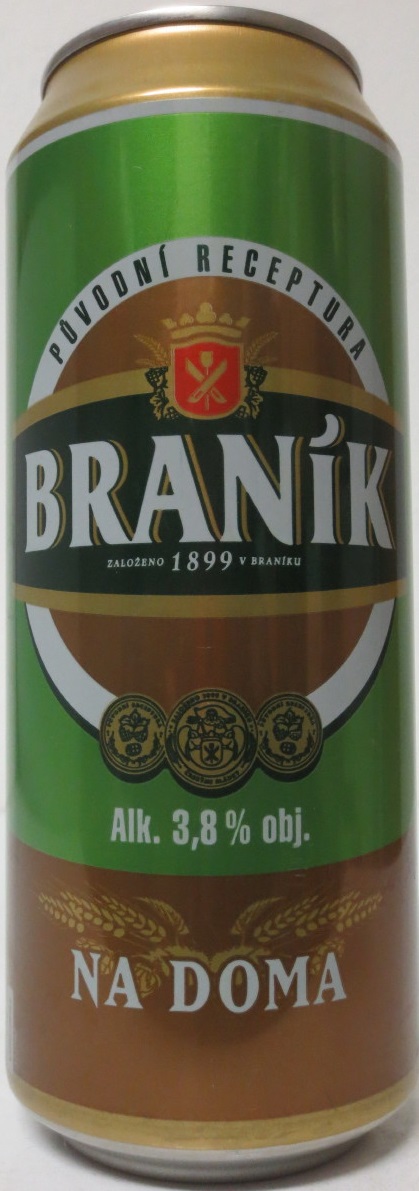 BRANÍK Alk. 3,8% obj. NA DOMA (CZ) (50cl) (B/O) č.1