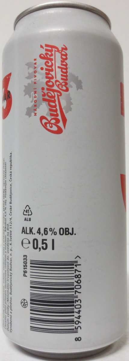 BUDVAR LEŽÁK 33 (50cl) (B/O) č.1