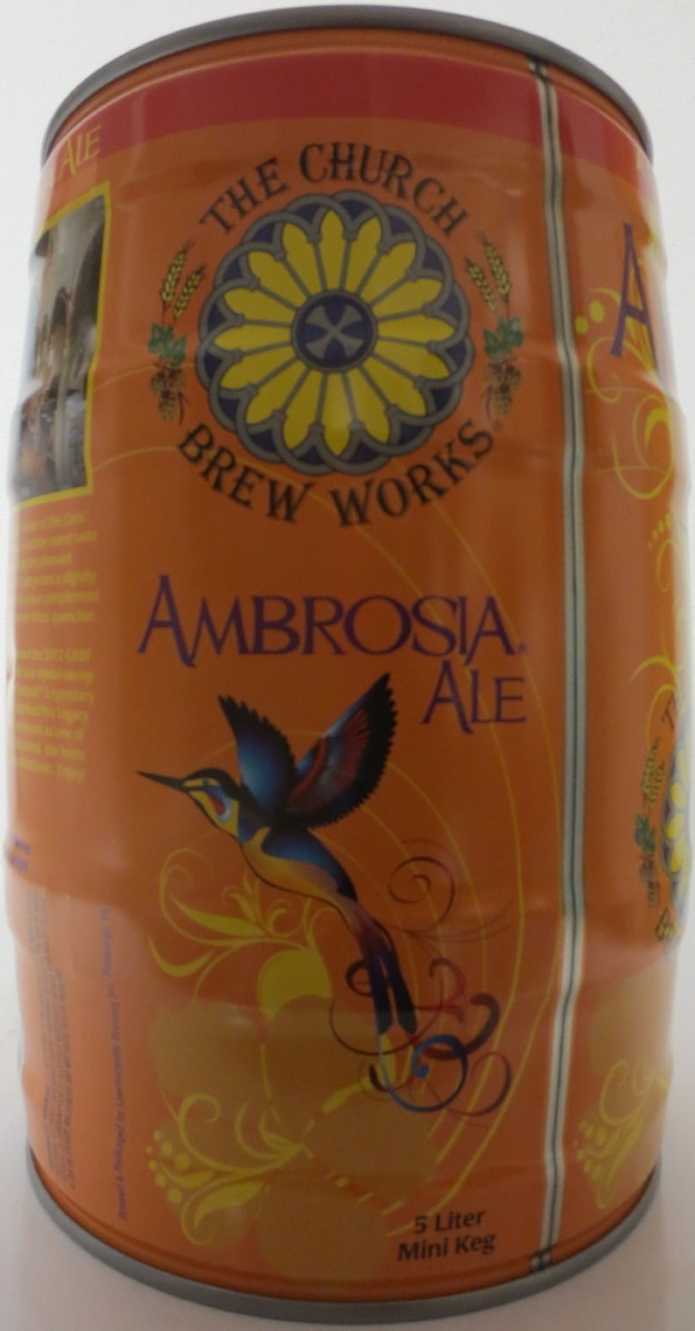 THE CHURCH BREW WORKS AMBROSIA ALE (5L) Nr.1