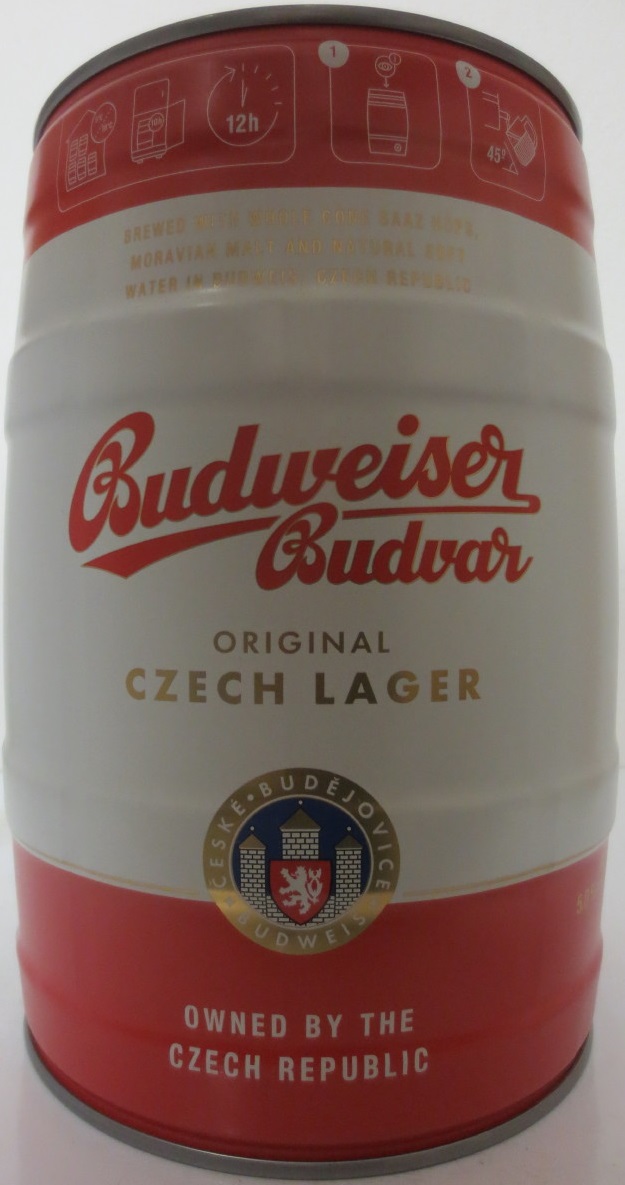 Budweiser Budvar ORIGINAL CZECH LAGER (5L) č.1