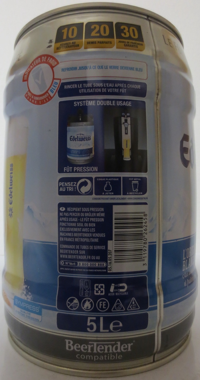 Edelweiss L´ORIGINALE BLANCHE (5L) Nr.1