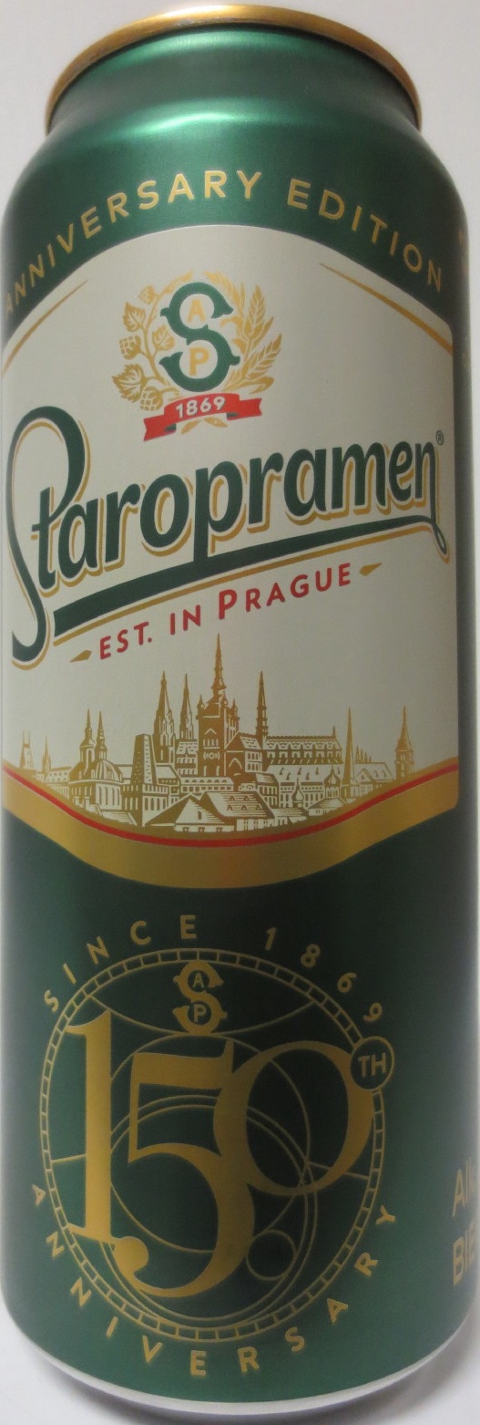 Staropramen EST. IN PRAGUE ANNIVERSARY EDITION 150 (50cl) (B/O)