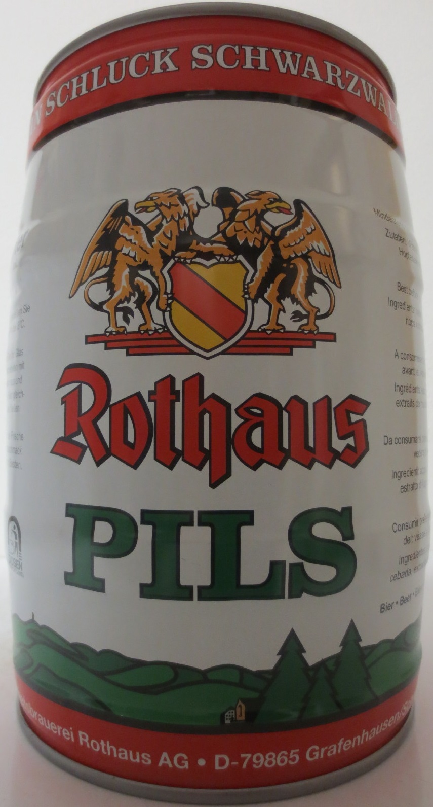 Rothaus PILS VOM HOCHSCHWARZWALD (5L) Nr.1