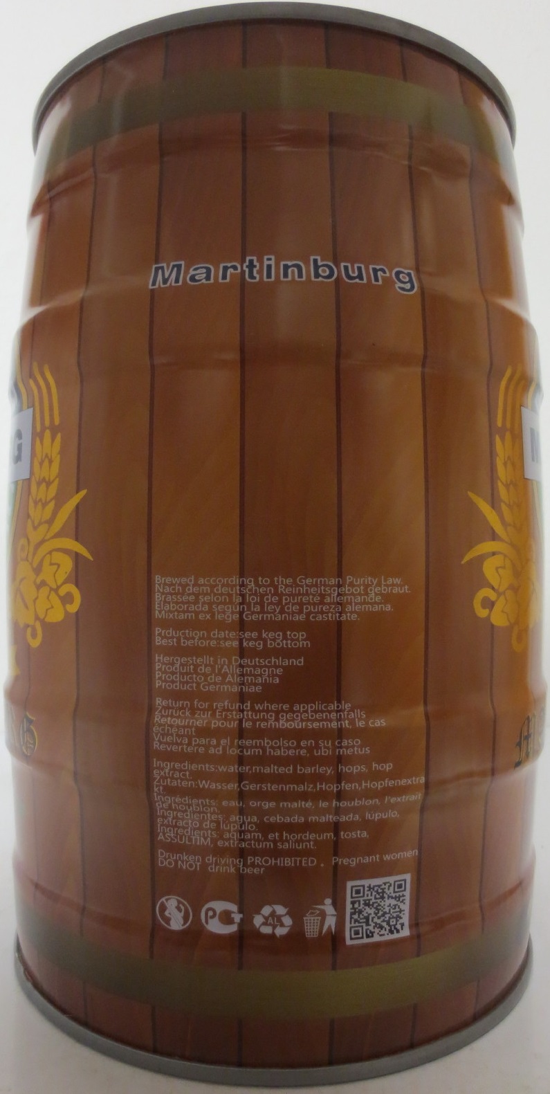 MARTINBURG WEISSBRÄU (5L) Nr.1
