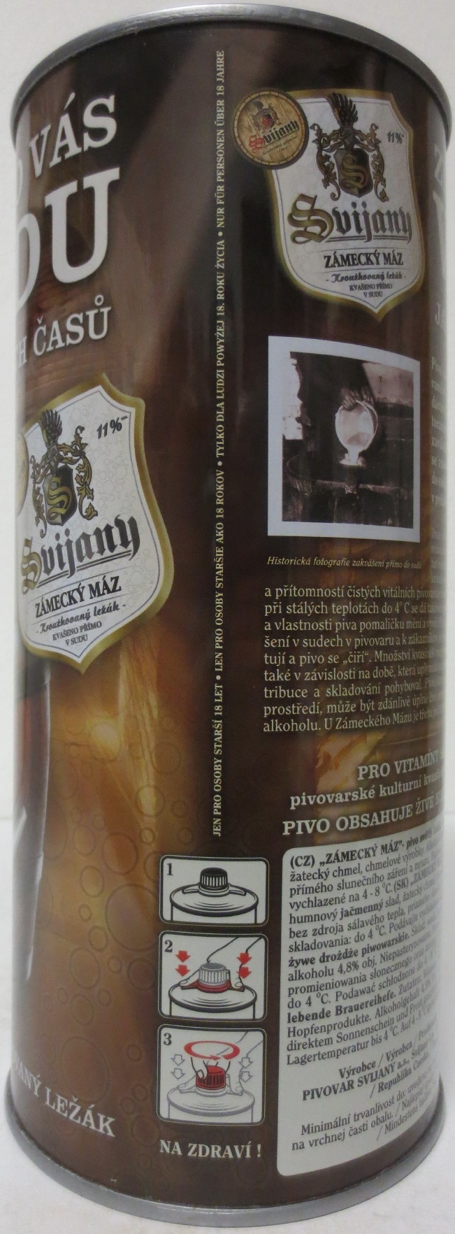 Svijany ZÁMECKÝ MÁZ ZRAJU PRO VÁS V SUDU JAKO ZA STARÝCH ČASŮ (200cl) č.2