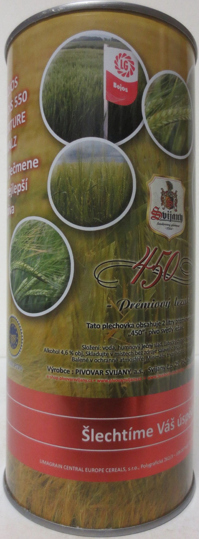 Svijany SVIJANSKÝ MÁZ LG Šlechtíme ječmeny pro České pivo (200cl) č.1 