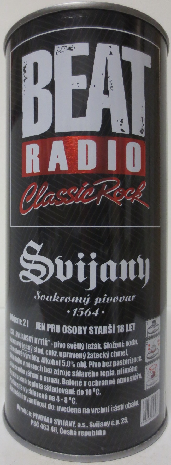 Svijany SVIJANSKÝ RYTÍŘ BEAT RADIO Classic Rock (200cl)