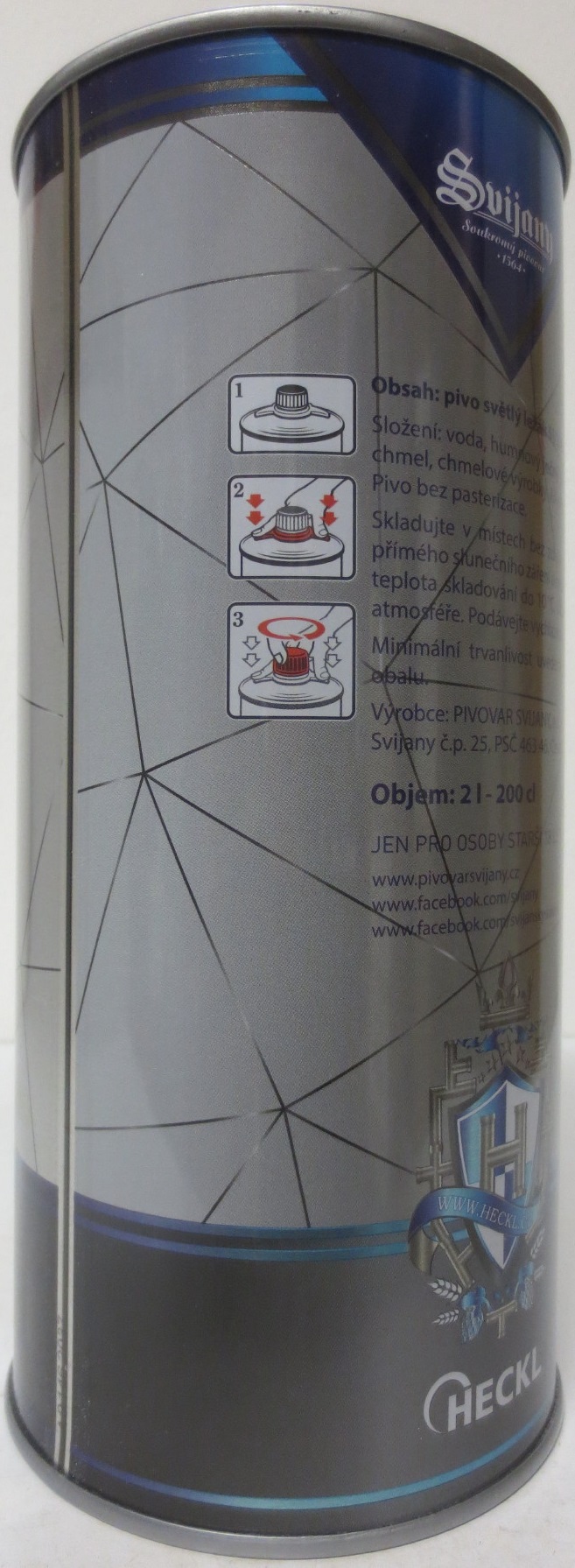 Svijany SVIJANSKÝ RYTÍŘ HECKL SVĚTLÝ LEŽÁK (200cl)