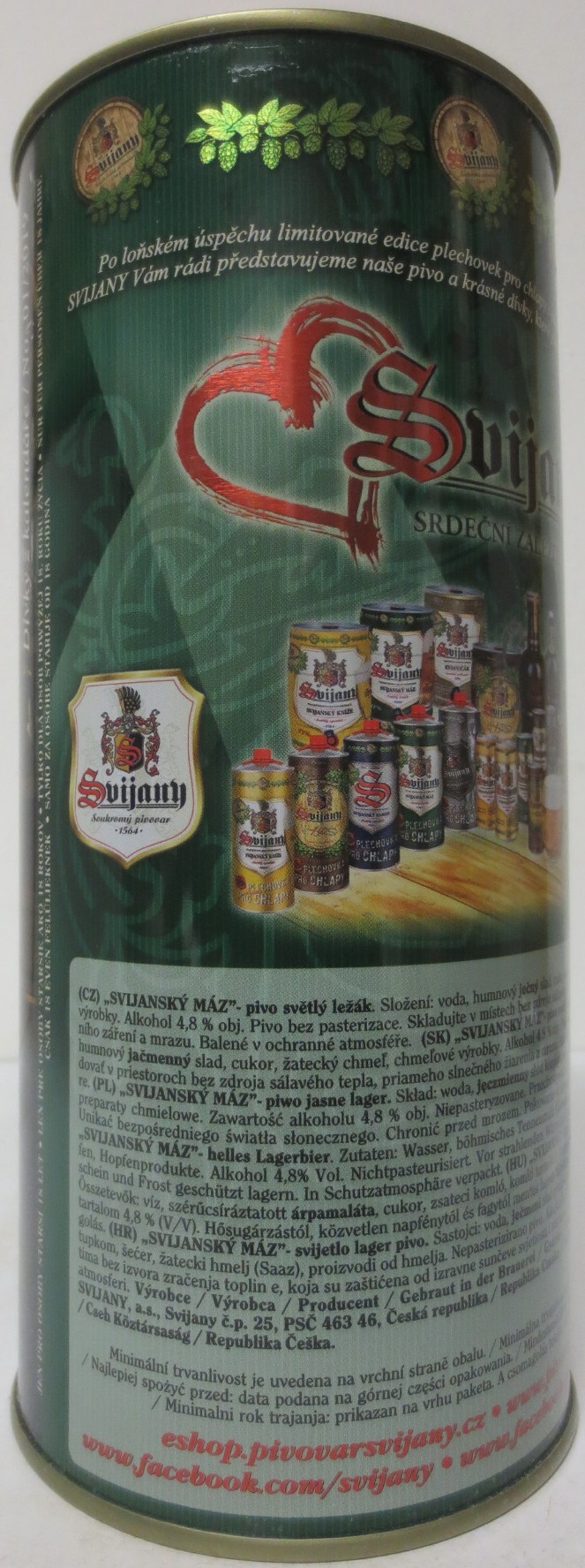 Svijany SVIJANSKÝ MÁZ dívky z kalendáře /No. 01/2019 (200cl)