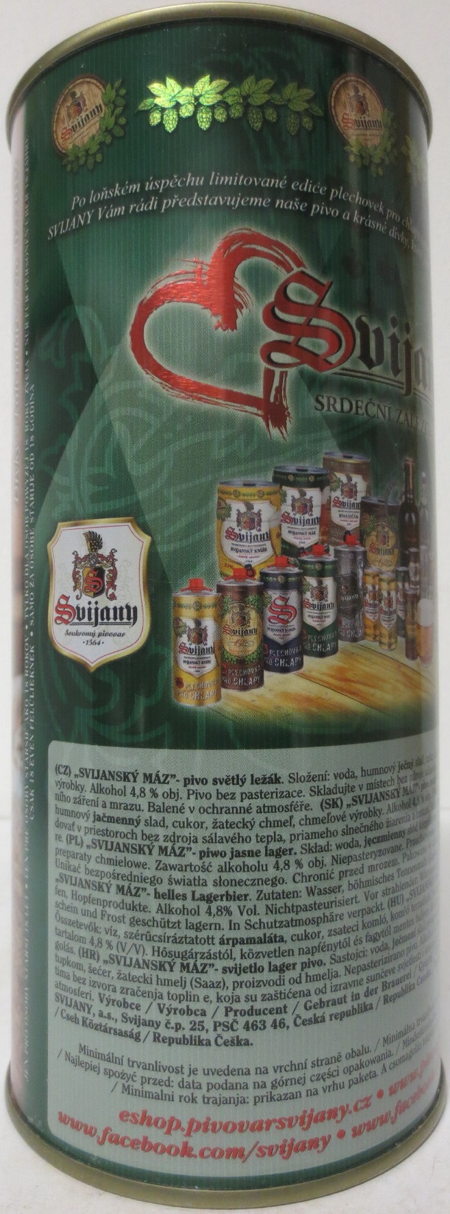 Svijany SVIJANSKÝ MÁZ dívky z kalendáře /No. 02/2019 (200cl)
