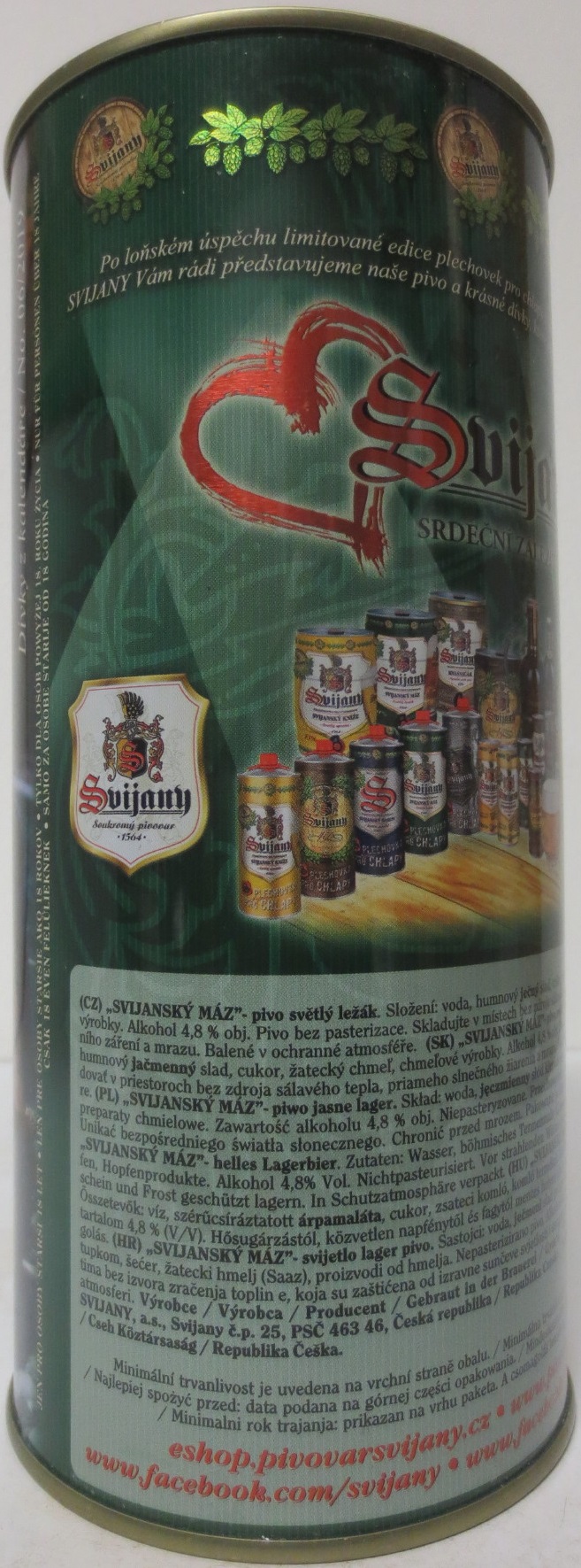 Svijany SVIJANSKÝ MÁZ dívky z kalendáře /No. 06/2019 (200cl)