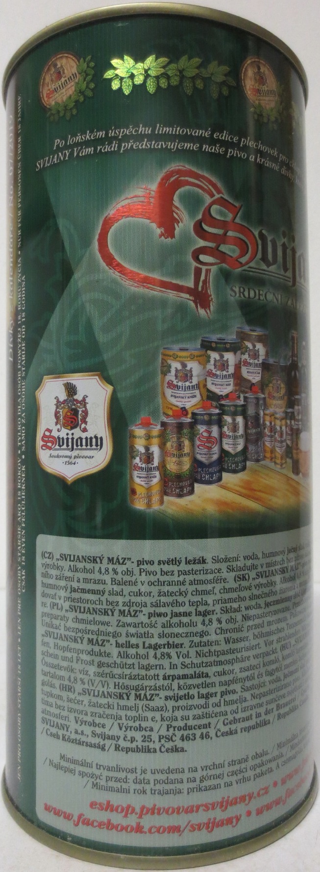 Svijany SVIJANSKÝ MÁZ dívky z kalendáře /No. 07/2019 (200cl)