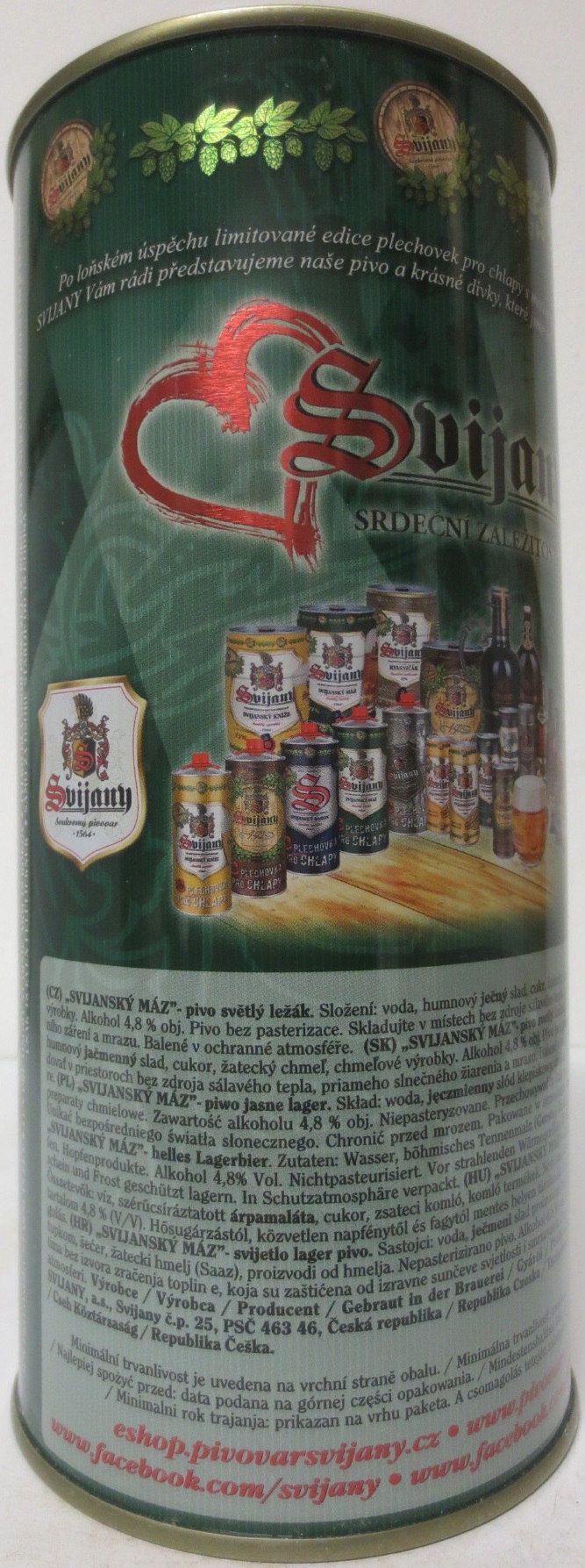 Svijany SVIJANSKÝ MÁZ dívky z kalendáře /No. 08/2019 (200cl)