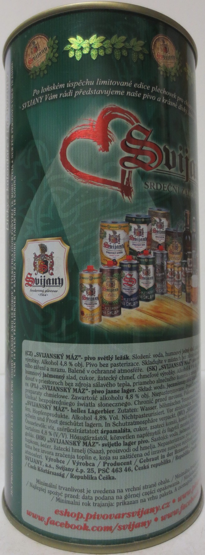 Svijany SVIJANSKÝ MÁZ dívky z kalendáře /No. 09/2019 (200cl)